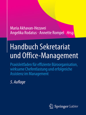 cover image of Handbuch Sekretariat und Office-Management
